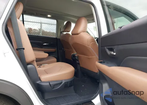 2025 Toyota Grand Highlander Platinum from USA, damaged, VIN 5TDAAAB54SS094691